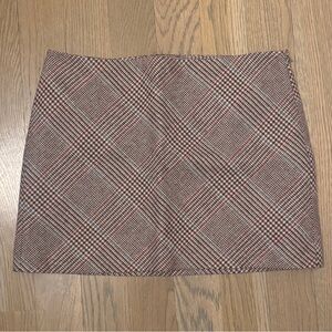 Plaid Mini Skirt
